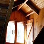 Internal View Single Upstairs Dorma Cabin Window